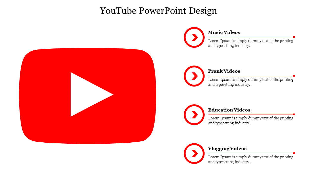 YouTube PowerPoint Design